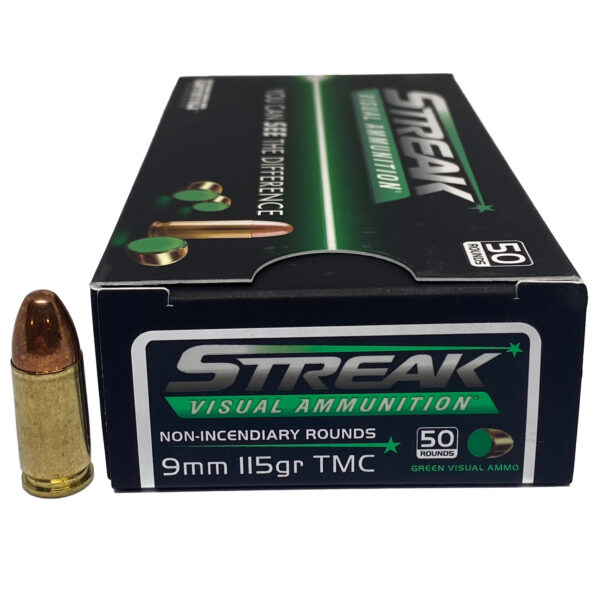 Ammo Inc Green Streak 9mm 115gr TMC- 50rds - Image 2