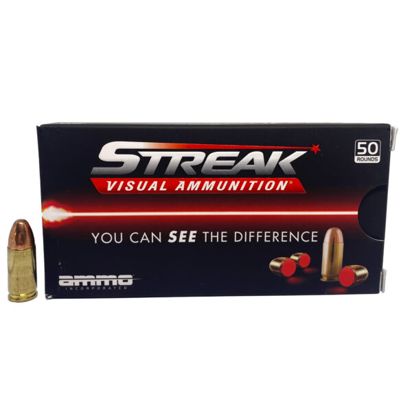 Ammo Inc Red Streak 9mm 115gr TMC- 50rds - Image 3