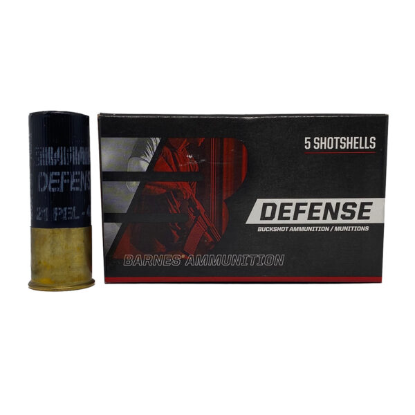 Barnes Low-Recoil 12 Gauge #4 Buckshot 21 Pellet- 5rds - Image 4