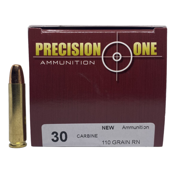 Precision One NEW 30 Carbine 110gr FMJ- 50rds