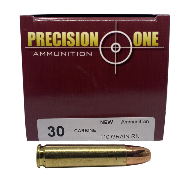 Precision One NEW 30 Carbine 110gr FMJ- 50rds - Image 2