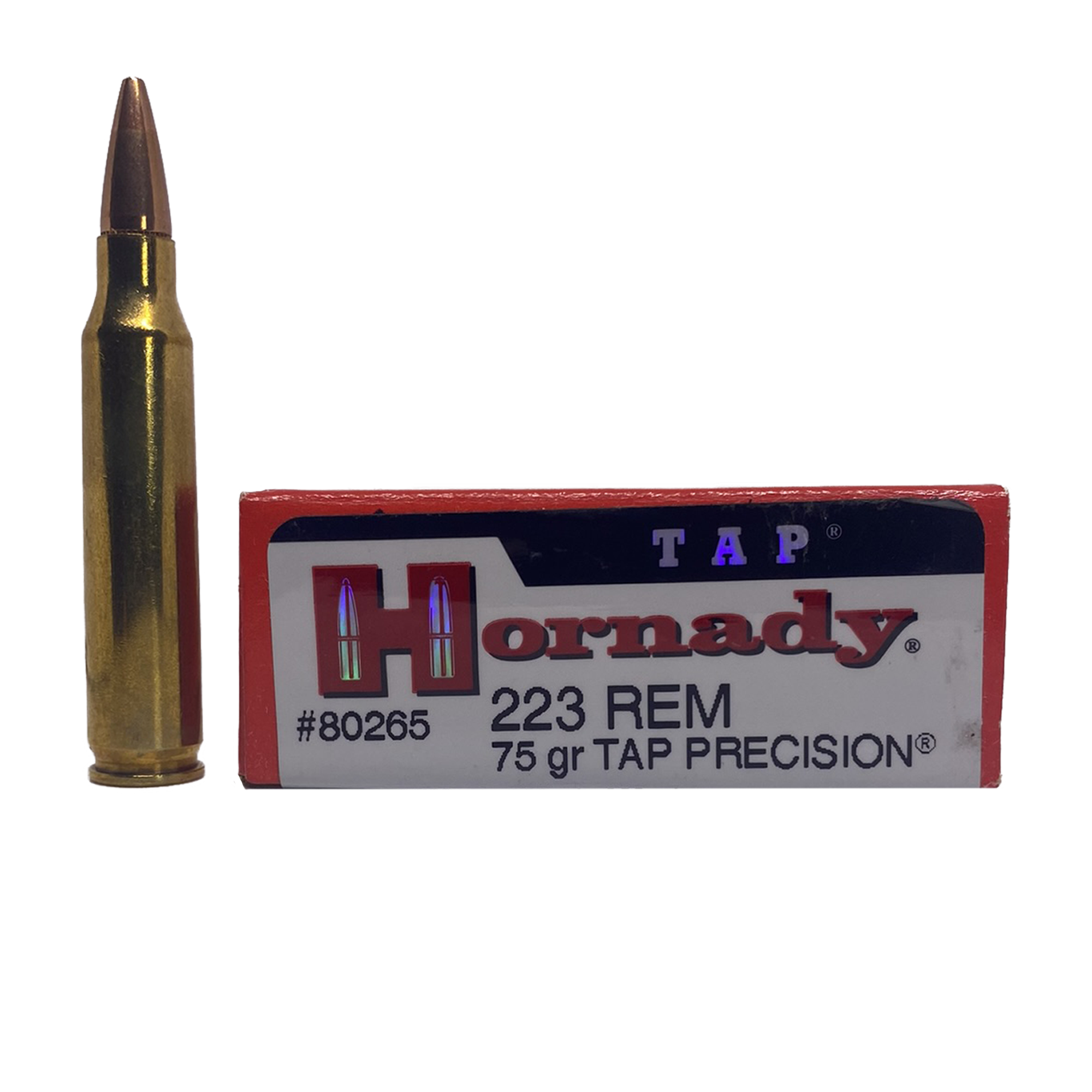 Hornady TAP Precision .223 Rem 75gr BTHP- 20rds - Mike Wholesale Ammo